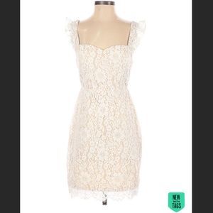 AaKaa Ivory Cocktail Dress